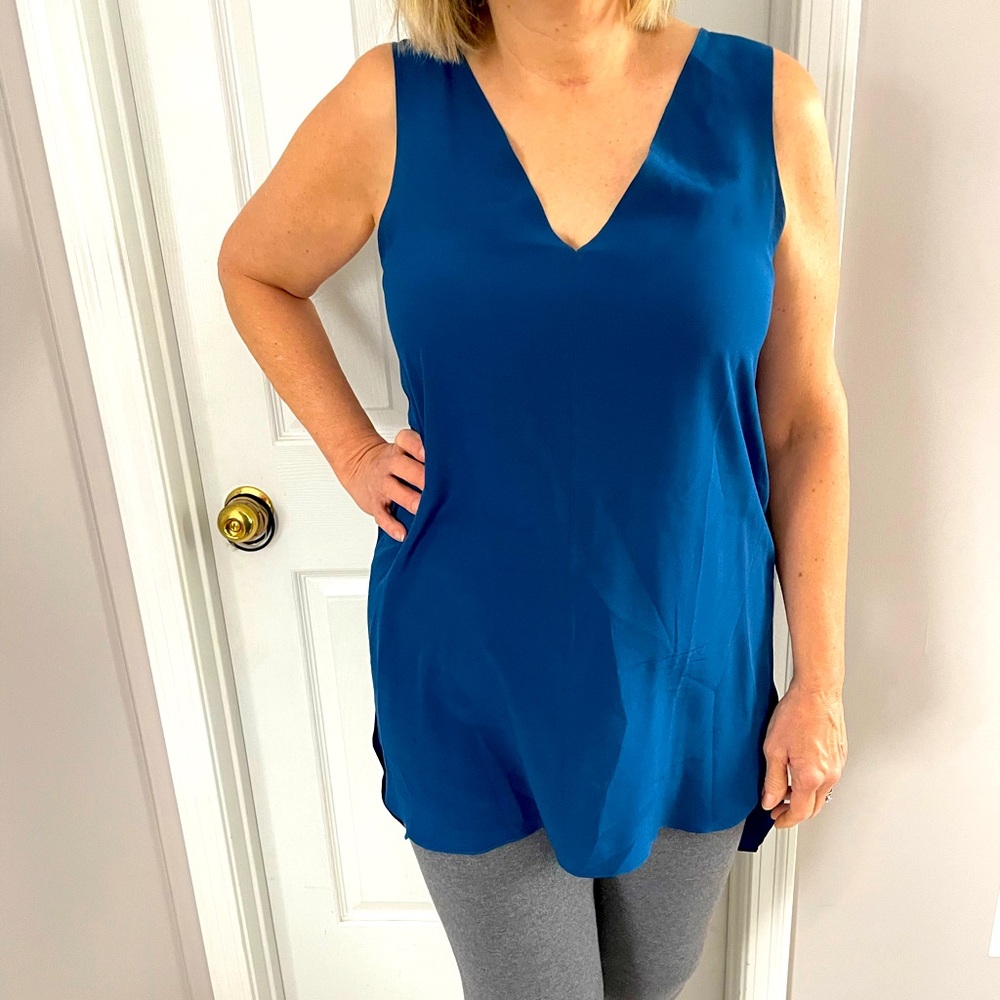 Chloé High-Low Silk Tunic